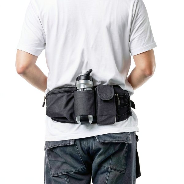 PAERDUO Unisex Hydration Belt Water‑Resistant Nylon-1