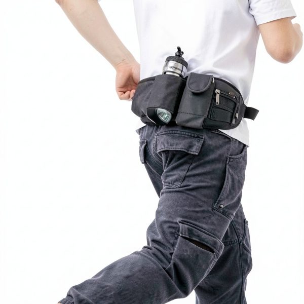 PAERDUO Unisex Hydration Belt Water‑Resistant Nylon-2