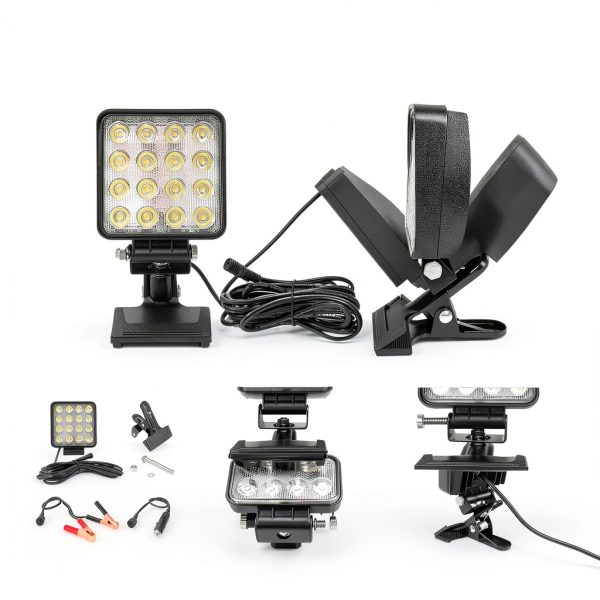 WFPOWER LED Boat Spotlight Waterproof Portable-6