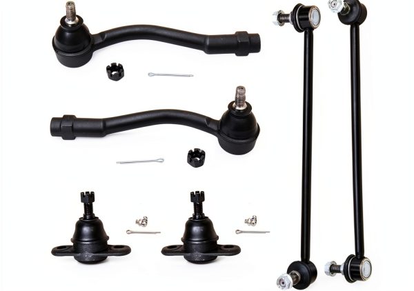 Kia Rio Sway Bar Kit Detroit Axle Front 6.13lb-0
