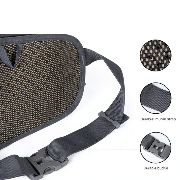 Sharkborough Running Waist Pack Unisex Soft Fabric-3