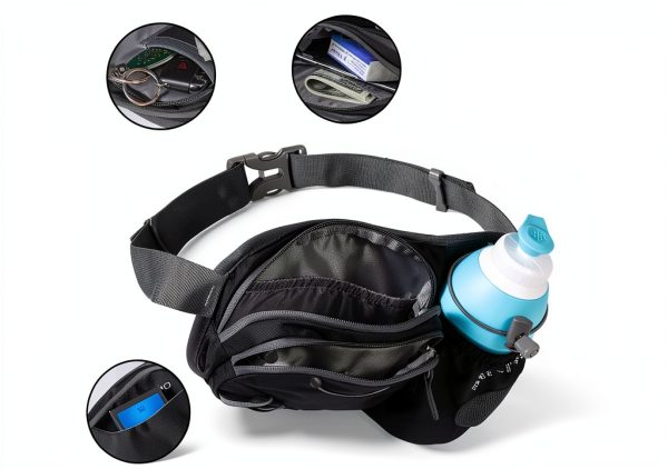 Sharkborough Running Waist Pack Unisex Soft Fabric-1