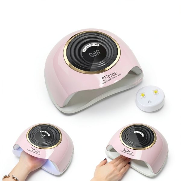 WEVILI UV Nail Lamp Fast Drying Pink ABS Material-2