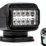 Generic LED Permanent Mount Spotlight for Trucks RVs Boats-0