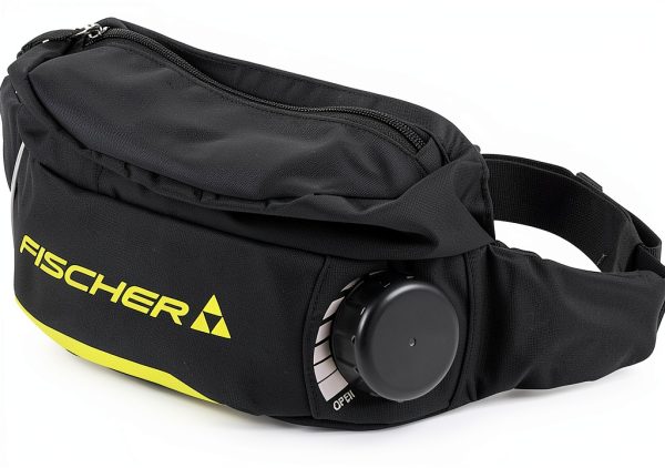 Fischer Hydration Belt Unisex Black Yellow-1