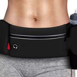 Running Hydration Belt Simptech Nylon Black-0