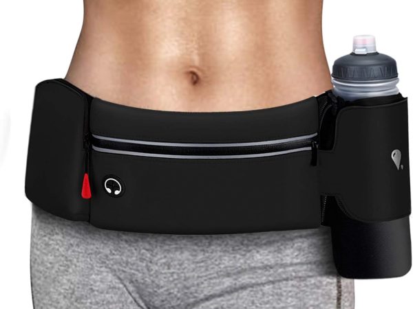 Running Hydration Belt Simptech Nylon Black-0