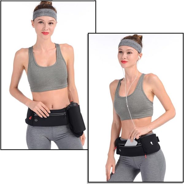 Running Hydration Belt Simptech Nylon Black-5