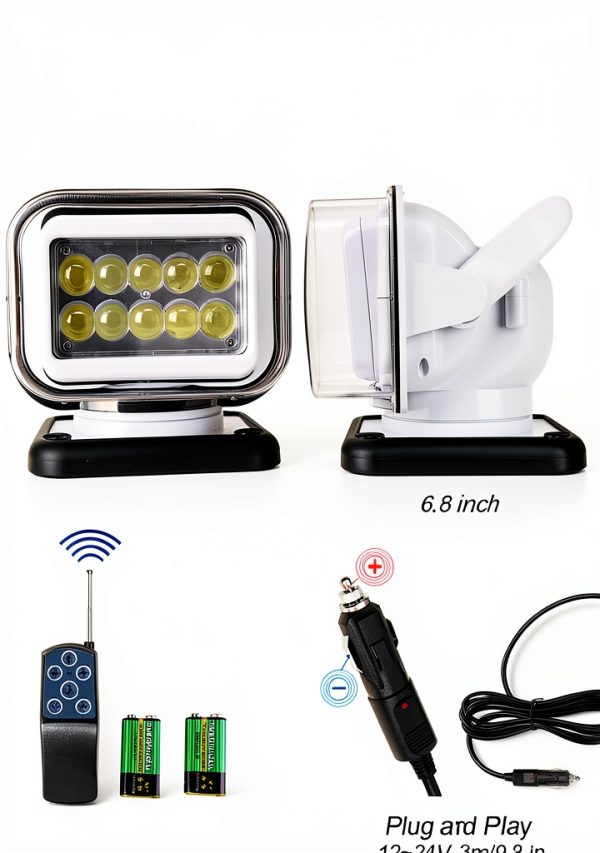 Niceky 50W LED Boat Spotlight White-5