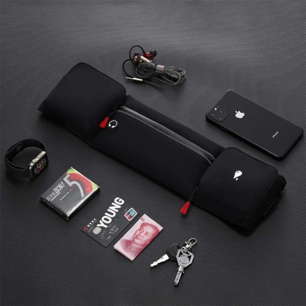 Running Hydration Belt Simptech Nylon Black-1