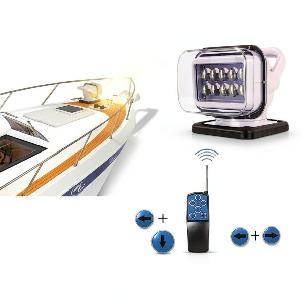 Niceky 50W LED Boat Spotlight White-3