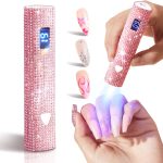 MEFA UV Nail Lamp Silver Cordless 6W Portable-0