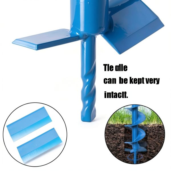 Cyleodo Auger Drill Bit 16" x 4" with Sharp Blades, Tungsten Carbide-4