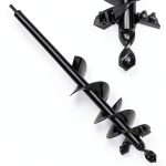 Auger Drill Bit 4"X25" Double Blade Heavy Duty Garden Digger by Jayzod-0