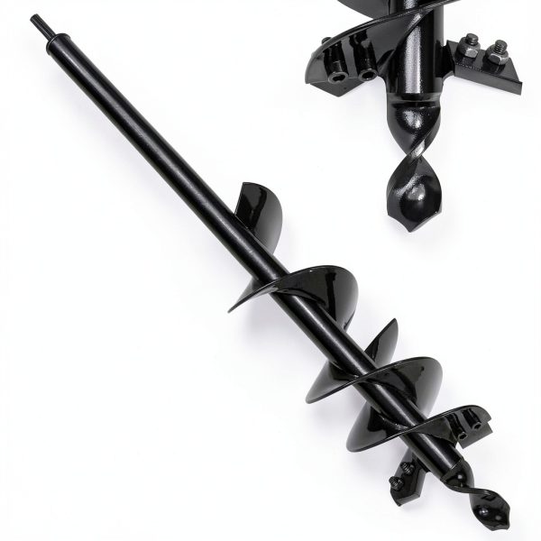 Auger Drill Bit 4"X25" Double Blade Heavy Duty Garden Digger by Jayzod-0