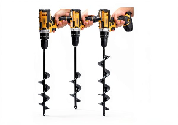 Auger Drill Bit Set 4 pcs VASGOR 1.6x9-4x16 Planting Auger-2