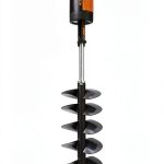 Ice Auger K-Drill 8-1/2 Inch Diameter with Adjustable Extension Shaft-0