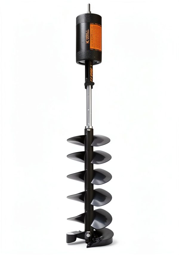 Ice Auger K-Drill 8-1/2 Inch Diameter with Adjustable Extension Shaft-0