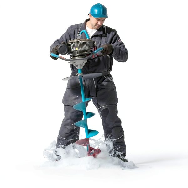 Ice Auger Drill Attachment SFNSM Stainless Ice Fishing Auger-1