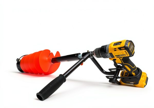 Nordic Legend Ice Auger Combo with 14in Extension Orange 8in-5
