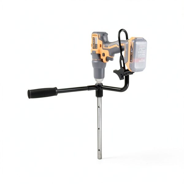 Nordic Legend Ice Auger Combo with 14in Extension Orange 8in-3