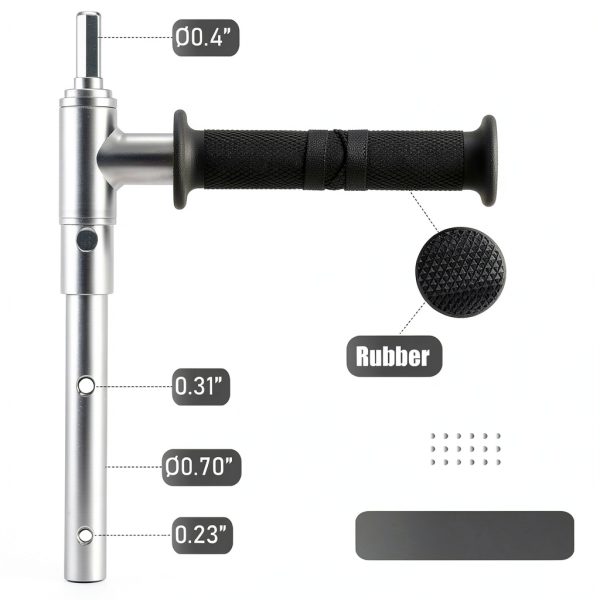 Ice Auger Drill Adapter Mormysh 18mm Steel Cordless Drill Attachment-1